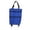 Blue, variant on Foldable Rolling Laundry Bag with Wheels and Kickstand Portable Tote for Grocery Shopping Dorm Storage Travel and Light Loads Multi Purpose Carry Handle