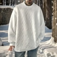 thumbnail image 2 of Men's Spring And Autumn Cardigan Solid Color Loose Sweater Knitwear, 2 of 6