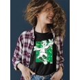thumbnail image 2 of Shamrock's ICEE Bear Fun - Lucky St.Patrick's Day Graphic Women's T-shirt, 2 of 4