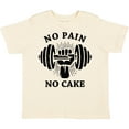 thumbnail image 3 of Inktastic No Pain No Cake BLK Boys or Girls Toddler T-Shirt, 3 of 5