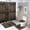 style-512, variant on Vintage Countryside Wood Board 4 Piece Shower Curtain Sets Rug Toilet Lid Cover And Non-Slip U Shape Mat Old Wooden Barn Door Durable And Waterproof for Bathtub Decor