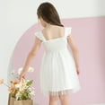 thumbnail image 6 of GYRATEDREAM Girls Dresses Daisy Floral Summer Sleeveless Beach Tutu Dress Layered Tulle Dresses for Toddler Girls 1-5 Years, 6 of 14