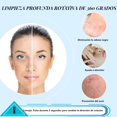 thumbnail image 3 of Cepillo de Limpieza Facial, Limpiador Facial Electrico Recargable, Cepillo Limpiador Facial Impermeable, Cepillo Facial Giratorio de 360&deg; con 3 Modos, Cepillo Exfoliante facial para Cara con 4, 3 of 7