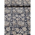 thumbnail image 5 of Indian Hand Block Bagru Print Butterfly Kantha Quilt - 100% Hand Made Soft Cotton King/Queen Size 90x108 Inch, 5 of 6