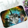 thumbnail image 1 of Felpudo antideslizante ABPHQTO Galaxy Space Cat 40x60 cm para interior exterior baño, 1 of 1