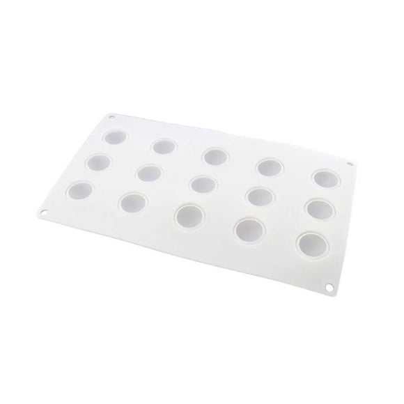 Bearachild 15 cavidades Mousse molde para pastel molde de Chocolate herramientas de decoración Mini Muffin pudín postre hornear boda Herramientas y accesorios para hornear
