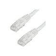 thumbnail image 1 of StarTech.com 2ft CAT6 Ethernet Cable, 10 Gigabit Molded RJ45 650MHz 100W PoE Patch Cord, CAT 6 10GbE UTP Network Cable with Strain Relief, White, Fluke Tested/Wiring is UL Certified/TIA - Category 6 - 24AWG (C6PATCH2WH) - Patch cable - RJ-45 (M) to RJ-45 (M) - 2 ft - UTP - CAT 6 - molded - white, 1 of 3