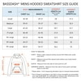 thumbnail image 3 of BASSDASH Men’s Fleece Lined Fishing Hoodies Water Resistant Performance Pullover Sweatshirts Stretchy Hunting Workout Sweatshirt FS32M, 3 of 6