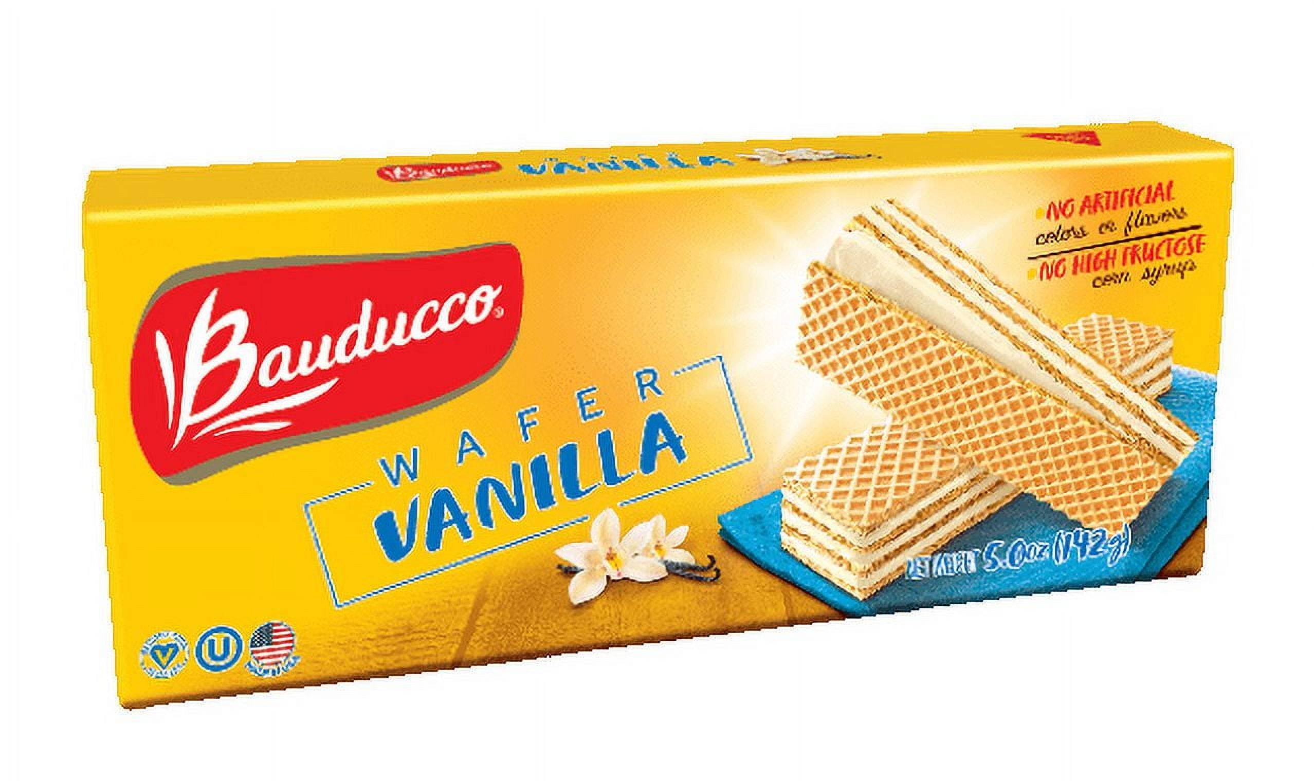 (8 pack) Bauducco Vanilla Wafer, Crispy Wafer Cookies, 5.0 oz