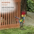 thumbnail image 3 of Alpine Corporation 18" Corporation Wacky Rooster Garden Statue, 3 of 12