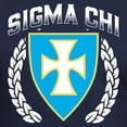 thumbnail image 3 of CafePress - Sigma Chi Flag Colored T Shirt - Men's Fitted T-Shirt, 3 of 4