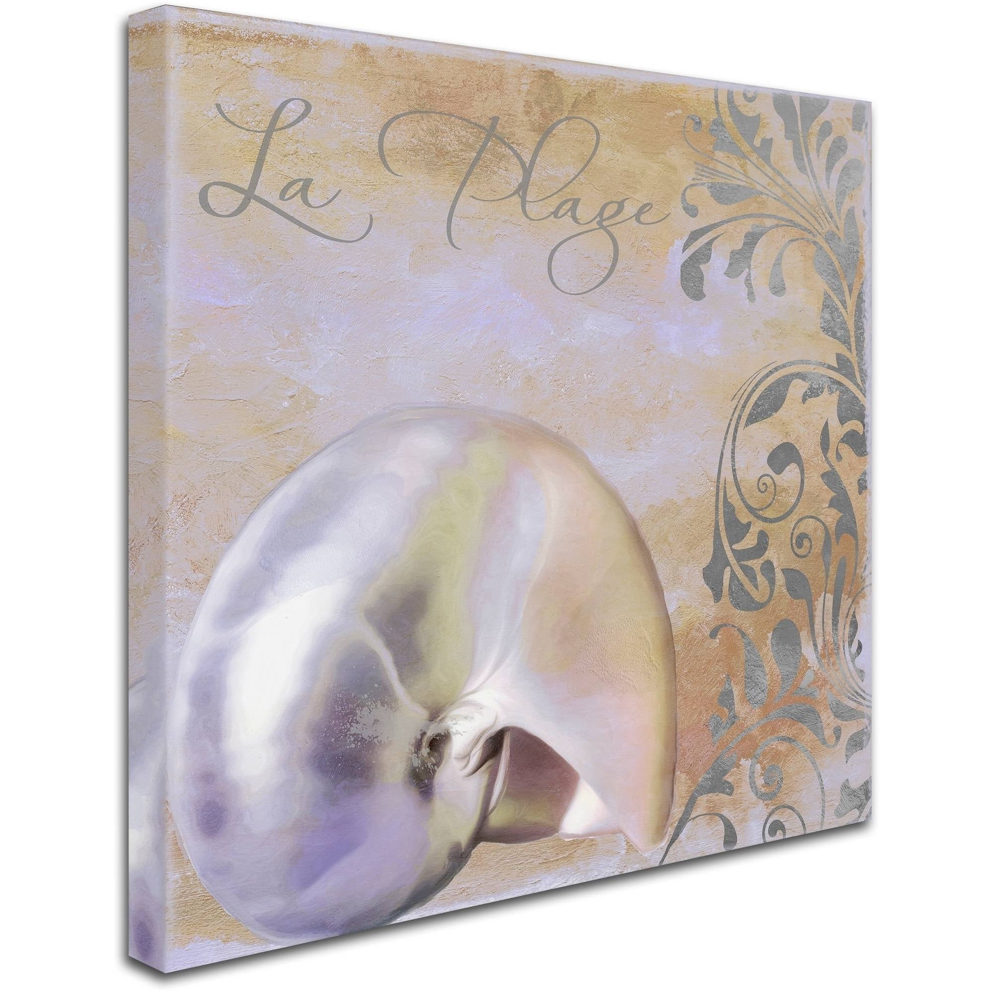 Trademark Fine Art "Painted Sea IV" Canvas Art by Color Bakery