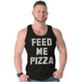thumbnail image 5 of Feed Me Pizza Tank Top T Shirts Men Women Brisco Brands S, 5 of 6