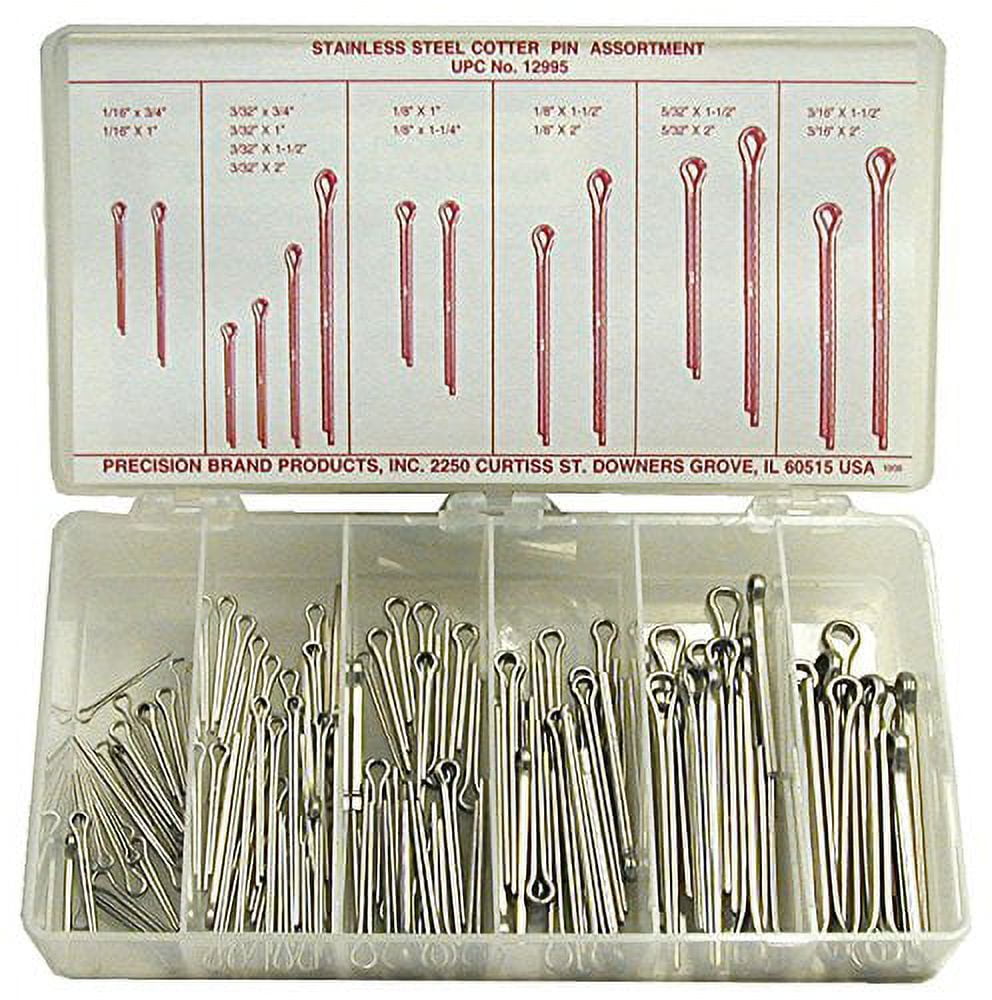 Cotter Pin Assortments, Stainless Steel