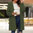 thumbnail image 2 of Fall Outfits for Women 2025 Cardigan Sweaters for Women Medium And Long Styles Double Pocket Blouses Knitted Sweater Fashion Casual Cardigan, 2 of 5