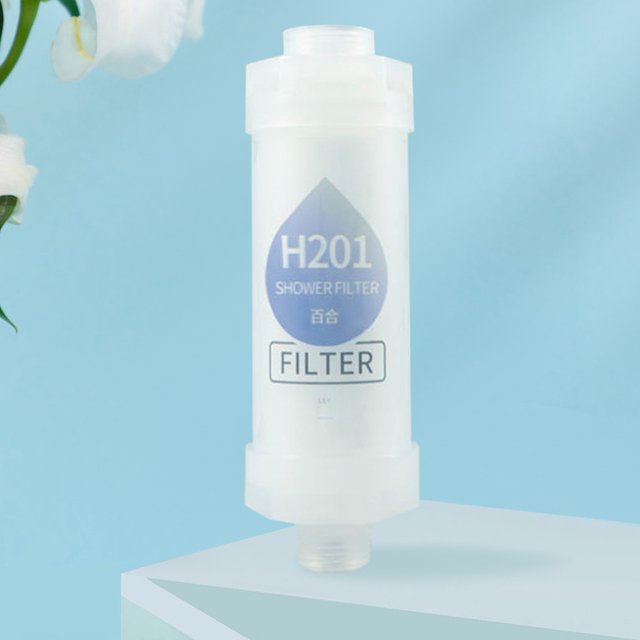 Fragancia Filtro de ducha Purificación Eliminación de cloro Suministros de baño (lirio)