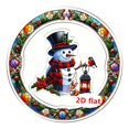 thumbnail image 2 of Adornos colgantes navideños 2D, suministros para fiestas en interiores con cordón para Muñeco de nieve, 2 of 9