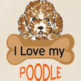 thumbnail image 2 of CafePress - I Love My Poodle Tote Bag - Unisex Canvas Tote Bag, Beige, 1-Piece, 2 of 7