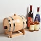 thumbnail image 3 of Barril de vino de madera 1L | Mini dispensador de whisky | Roble natural para añejamiento de cócteles, vino, ron, cerveza, tequila | Decoración para bar en casa | Artesanía duradera | Grifo fácil, 3 of 9