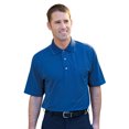 thumbnail image 1 of Monterey Club Men's Birdseye Jacquard Texture Golf Polo Shirt #1607, 1 of 2