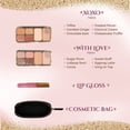 thumbnail image 2 of Ulta Beauty Makeup Gift Set, With Love & XOXO Eyeshadow Palettes, Lip Gloss, Cosmetic Bag, Simply Classic Collection, 2 of 7
