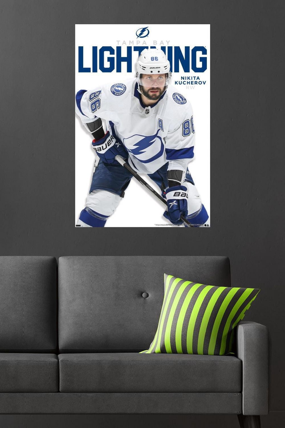 NHL Tampa Bay Lightning - Nikita Kucherov Feature Series 23 Wall Poster, 22.375" x 34"