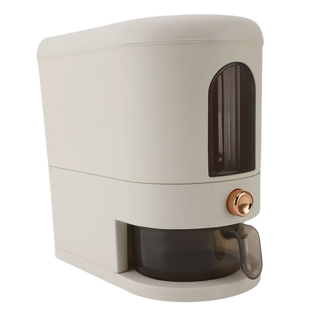 Dispensador de Arroz de 11 LIBRAS Contenedor Autico de Granos Contenedor de Almacenamiento de Arroz Contenedor Dispensador de Cerales Cubo Con Tapa Para Cocina Maíz de Saja