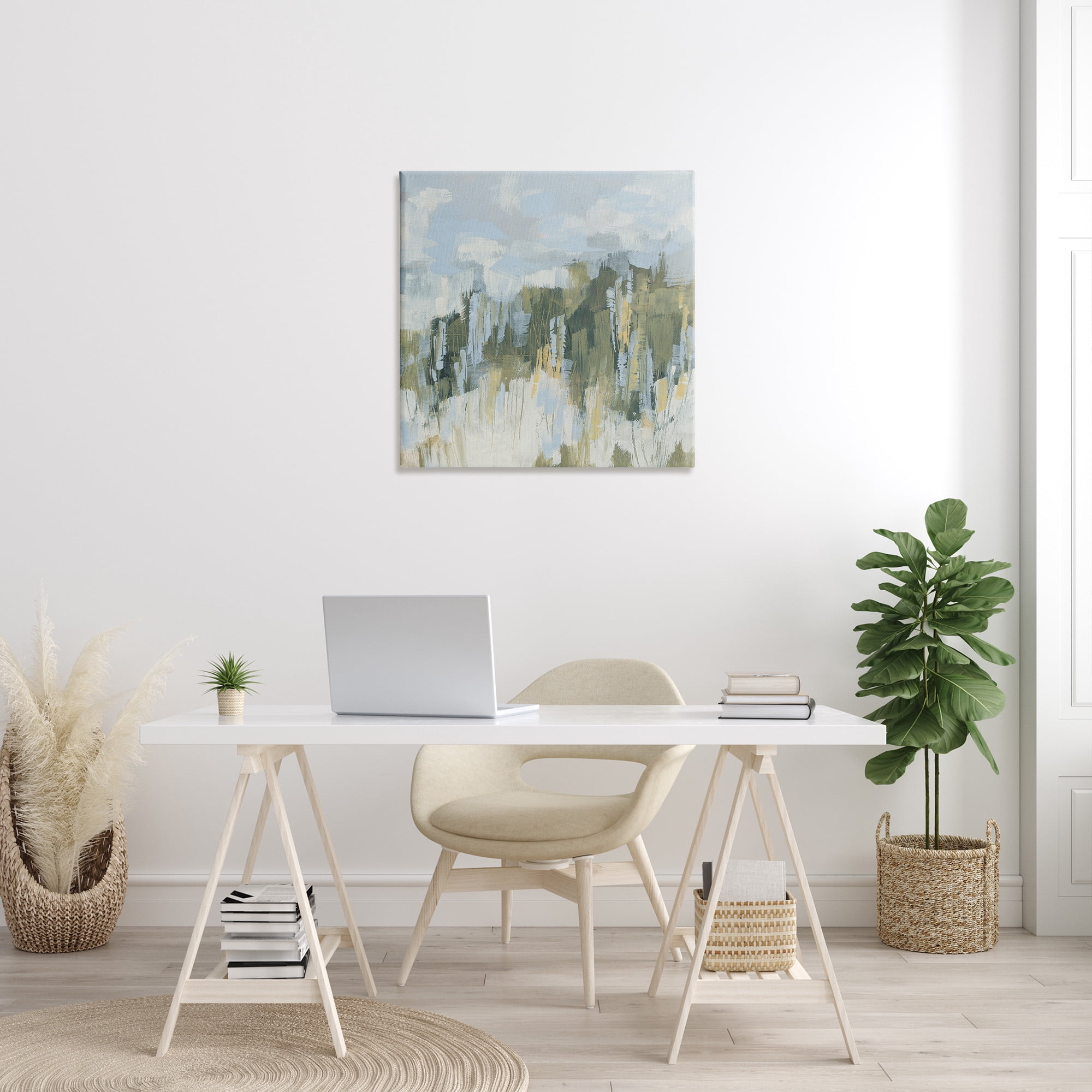 Stupell Industries Abstract Rural Nature Abstract Painting Gallery Wrapped Canvas Art Print Wall Art, 30 x 30