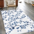 thumbnail image 2 of Blue Eucalyptus Area&nbsp;Rug 3x5ft Spring Botanical Branch Leaf Plant Abstract Art Non-Slip&nbsp;Washable Square&nbsp;Rugs Soft Felt Indoor Floor Mat for Bedroom Kitchen Living Room Bathroom, 2 of 9