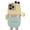 Bucktooth Monster, variant on Case for iPhone 15 Pro,Cute 3D Kawaii Phone Cases Funny Butter Bear Angel Cartoon Cover with Keychain Soft Silicone Gel Drop Protection Case Women Girls for iPhone 15 Pro