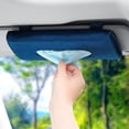 thumbnail image 7 of OTOSTAR Tissue Holder Box Mask Holder for Car, Soft Velvet Car Visor Tissue Holder Napkin Holder, Backseat Tissue Case Holder for Car, Vehicle (Navy Blue), 7 of 7