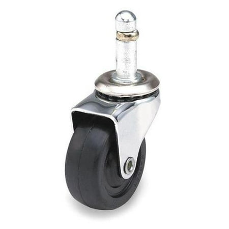 MASTER CASTER 30707 Swivel Stem Caster, 2 In, 75 lb, Rubber