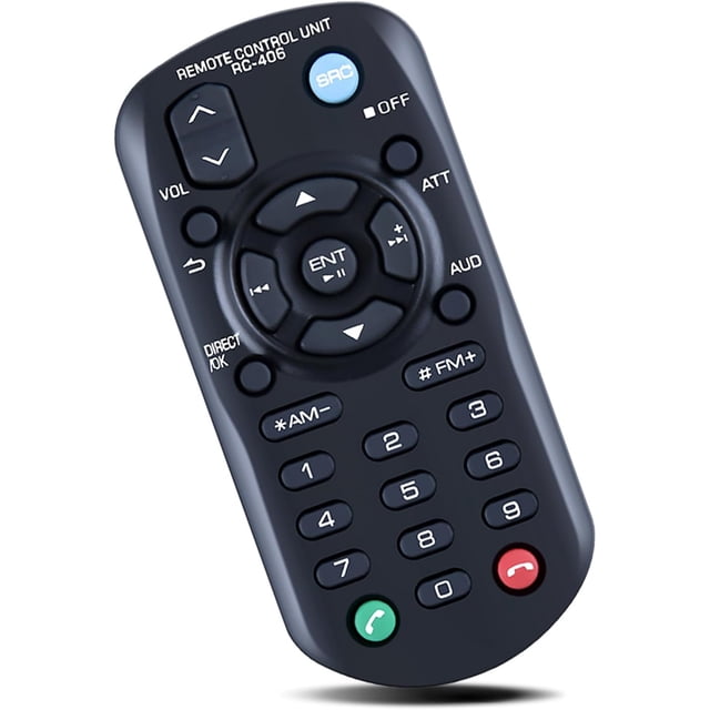 Mando a distancia de repuesto RC-406 para receptor de CD Kenwood DPX503BT KMR-M328BT KMM-BT328