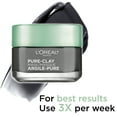 thumbnail image 6 of L'Oreal Paris Pure Clay Mask Detox and Brighten 3 Pure Clays and Charcoal, 1.7 oz, 6 of 6