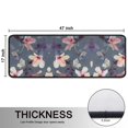 thumbnail image 5 of Kitchen Rugs Sets Of 2,Pioneer Flower Floral Print Pattern Anti Fatigue Kitchen Mat Rugs Non Slip Washable,Decorative Kitchen Floor Mats for Kitchen,Sink,Laundry,17"x47"+17"x47", 5 of 5
