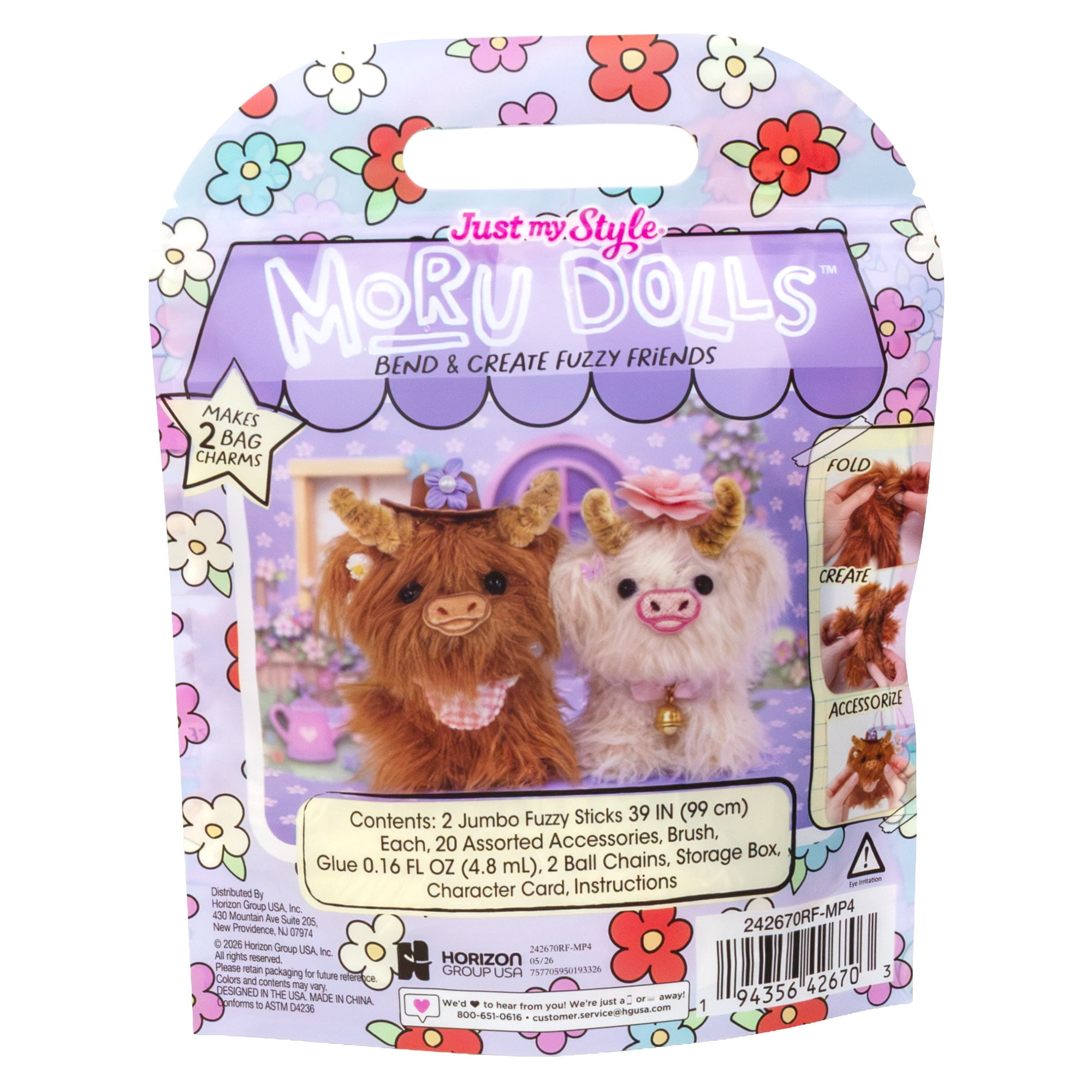 Just My Style Moru Dolls, Highland Cows