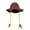 Brown, variant on QIYAGBSA Women Festival Hat Braided Detail Embroidered Band Curved Brim for Oktoberfest Costume Party (White Free Size)