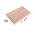thumbnail image 3 of Qwtwty Bathroom Rugs Imitation Bathroom Absorbent Floor Mat Household Entrance Door Floor Mat High-end Feeling Thickened Slip Mat Bedside Foot Mat, 3 of 6