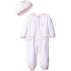 Little Me Baby Girls Footie and Hat Newborn Prima Ballerina