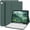 Dark Green, variant on Keyboard Case for iPad (A16) 11th 10th Generation 2025 2022 Leather Shockproof Smart Cover with Pencil Holder, Detachable Wireless Bluetooth Rechargeable Keyboard Cover, Pink