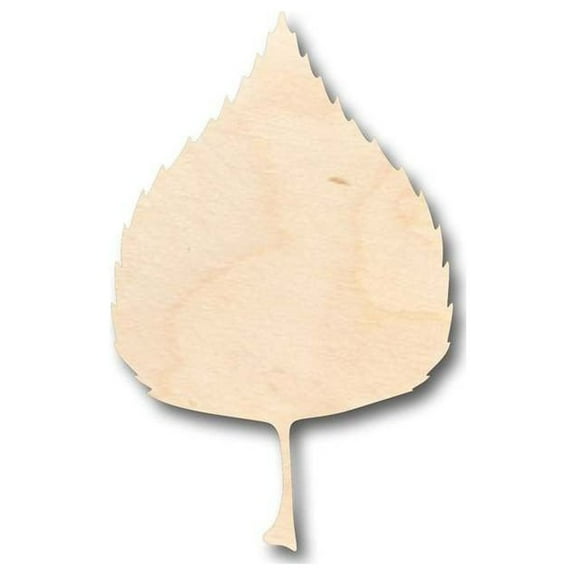 Unfinished Wood Birch Leaf Shape - Fall - Craft - up to 46" DIY 20" / 1/8"