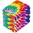 thumbnail image 2 of Coolnut 4 PCS Tie Dye Washcloths, 12 X 12 Inches Cotton Wash Cloths, Highly Absorbent and Soft Face Towels for Bathroom,Gym,Hotel and Spa, 2 of 6