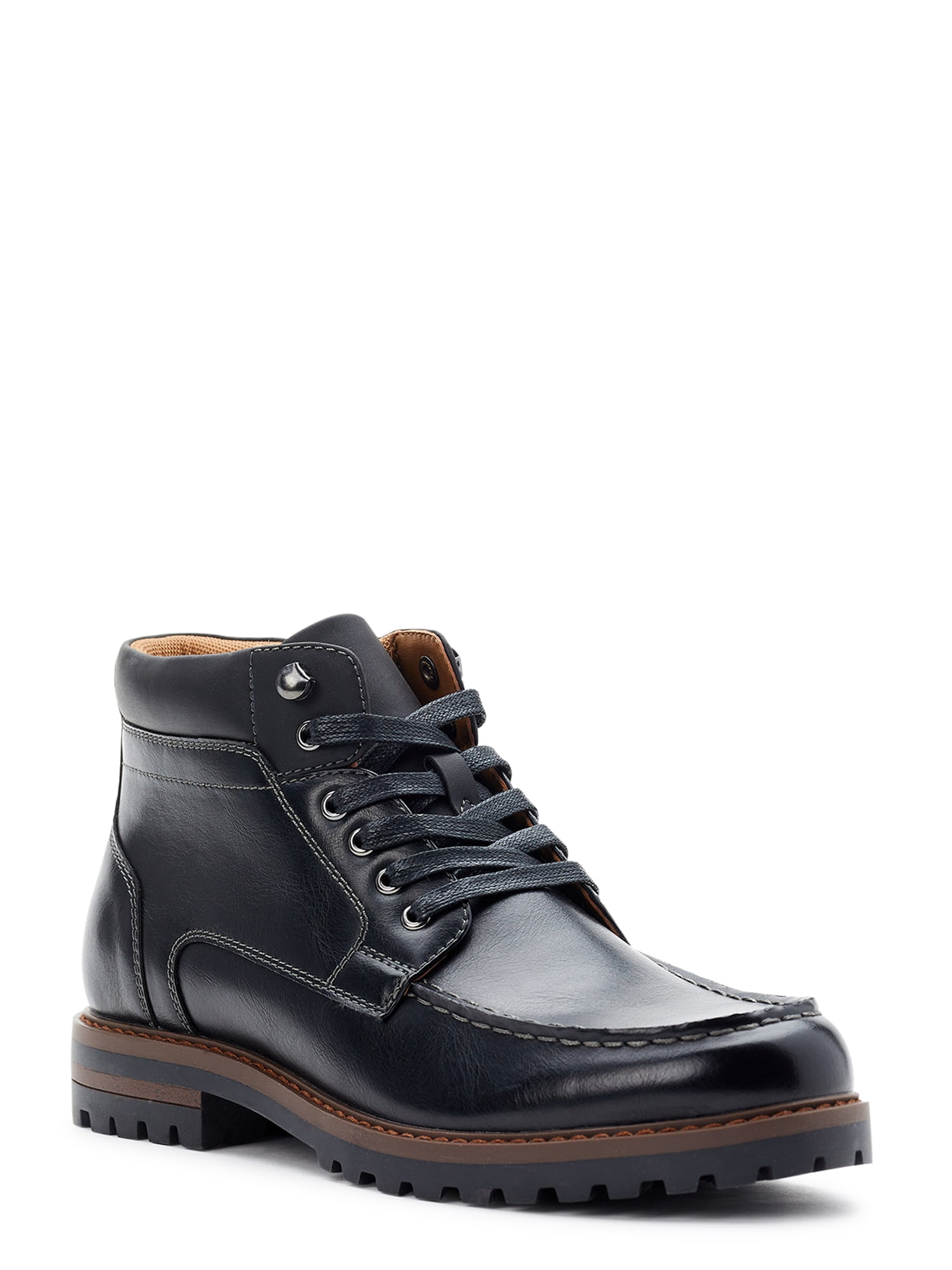 Madden NYC Men's Tristen Lug Sole Moc Toe Boots