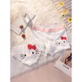 thumbnail image 3 of Ropa interior a juego para parejas, conjunto de ropa interior de algodón con diseño de hello kitty kuromi melody, regalos para él y ella, 3 of 3