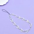 thumbnail image 5 of 2 abalorios de correa de cordón para teléfono móvil de piedra natural, abalorios de mariposa coloridos hechos a mano para mujeres y niñas, llavero de arcoíris brillar Electrónica, 5 of 5