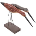 thumbnail image 1 of EeaseMX Estatua de pájaro doble de madera artesanal, figura decorativa de pájaro marino de madera, decoración del hogar, 1 of 7