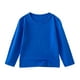 thumbnail image 5 of Cowsor Unisex Kids Solid Cotton Thin Pullover 4PC Sweatshirt T-Shirt Toddler Baby Crewneck Long Sleeve Tshirts Tops Blouse, 5 of 7