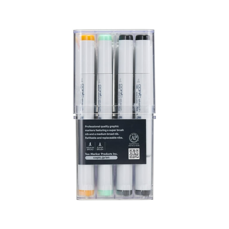 Copic Sketch Marker Set, 72-Piece Set, C, V2 - Walmart.com