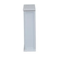 thumbnail image 6 of Dorset Bathroom Wall Cabinet - White Bathroom Cabinet Wall Mount Medicine Organizer with Adjustable Shelves, 2 Doors & Open Shelf - Space Saver Above Toilet Storage Cabinet by Alaterre Furniture, 6 of 10