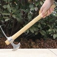 thumbnail image 6 of ievspot Stainless Steel Double Headed Pickaxe ,Loosening Soil Digging Multifunctional Mattock Pickaxe Gardening Tools, 6 of 8